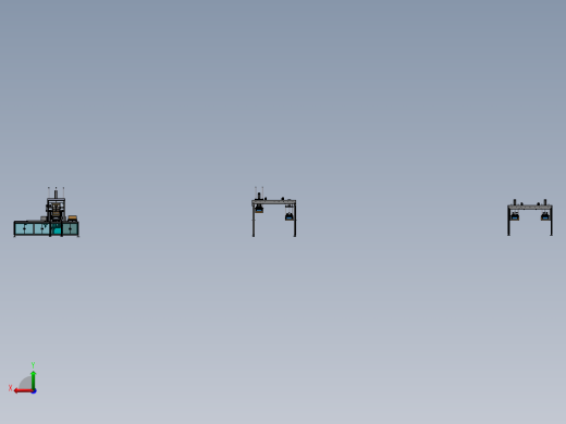 电池壳电池盖点胶合盖机流水线（sw16可编辑+工程图）后视缩略图
