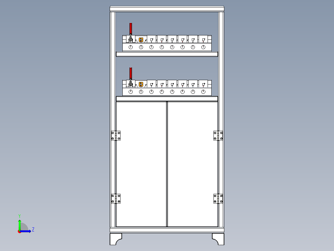 充电架充电支架左视图