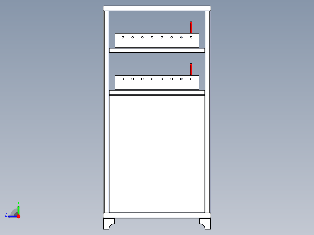 充电架充电支架右视图