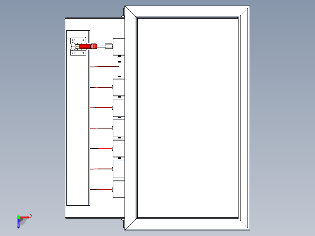 充电架充电支架俯视图