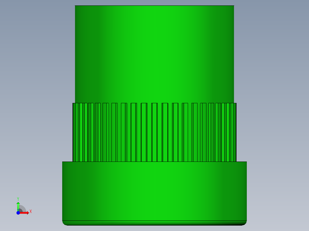海底电缆的压盖设计前视图