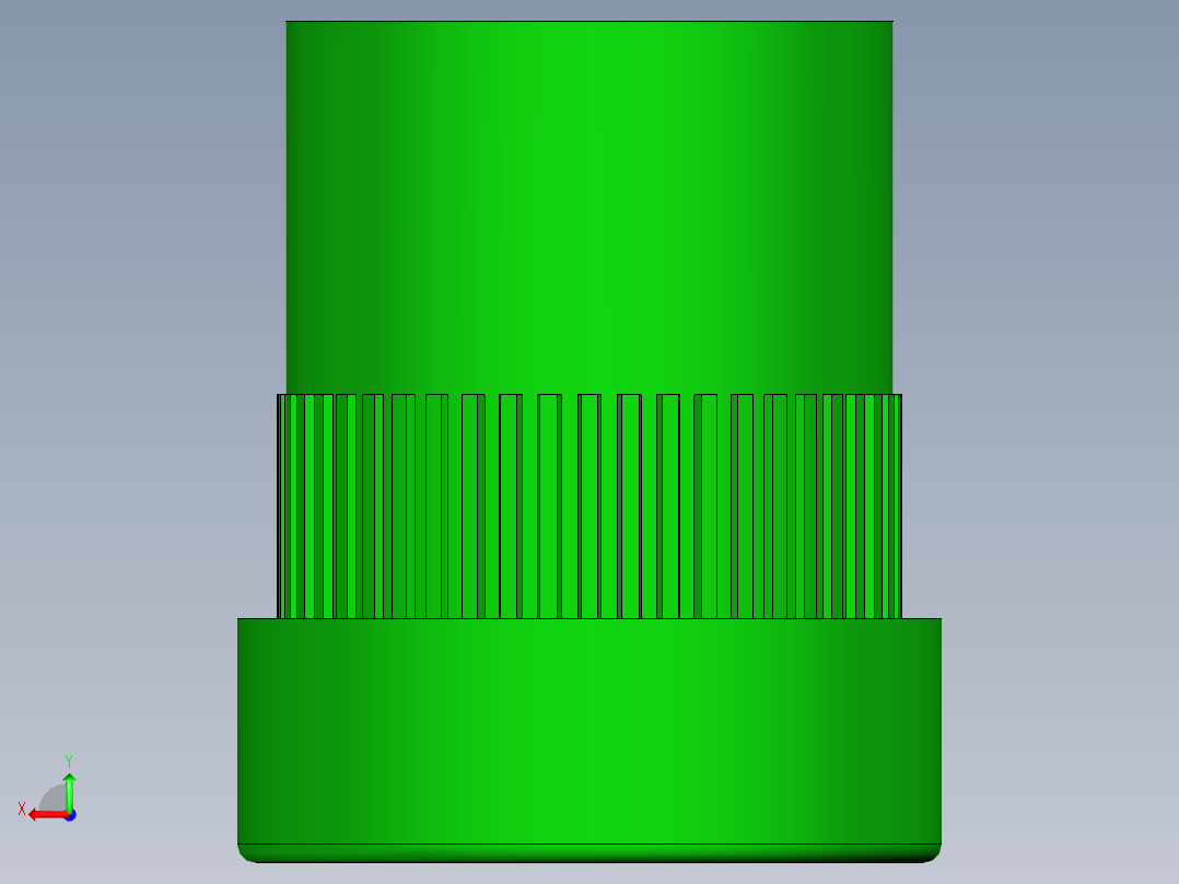 海底电缆的压盖设计后视图