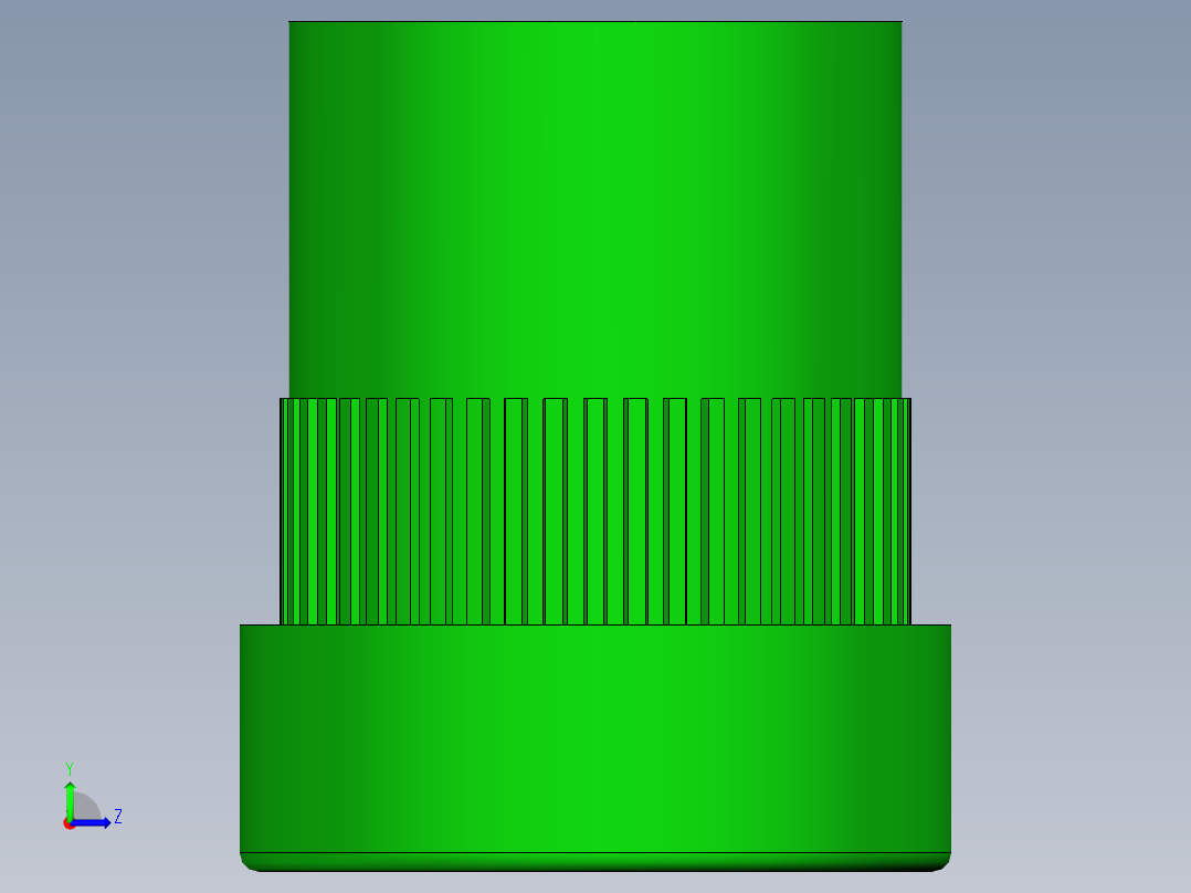海底电缆的压盖设计左视图