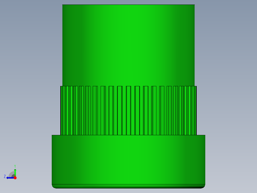 海底电缆的压盖设计右视图