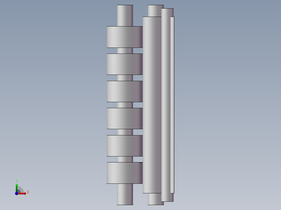 20辊轧机前视图