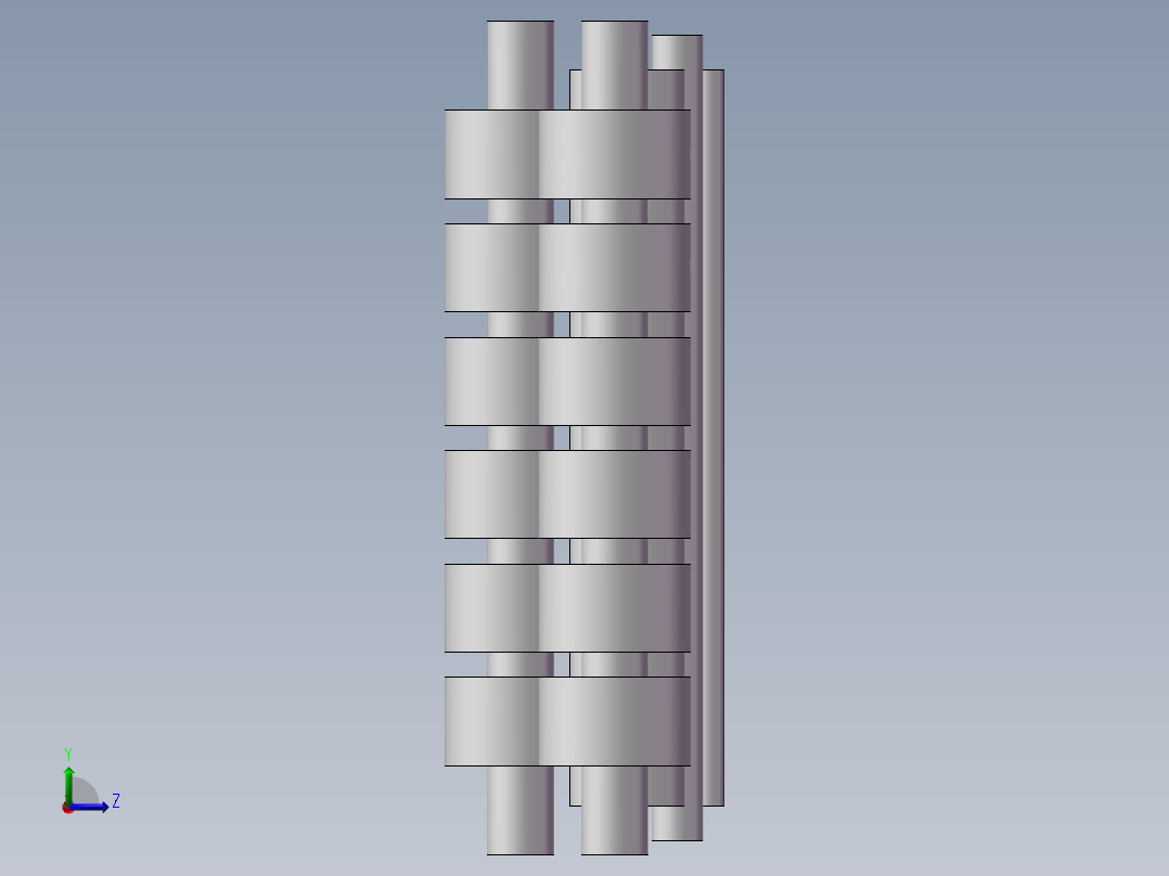 20辊轧机左视图