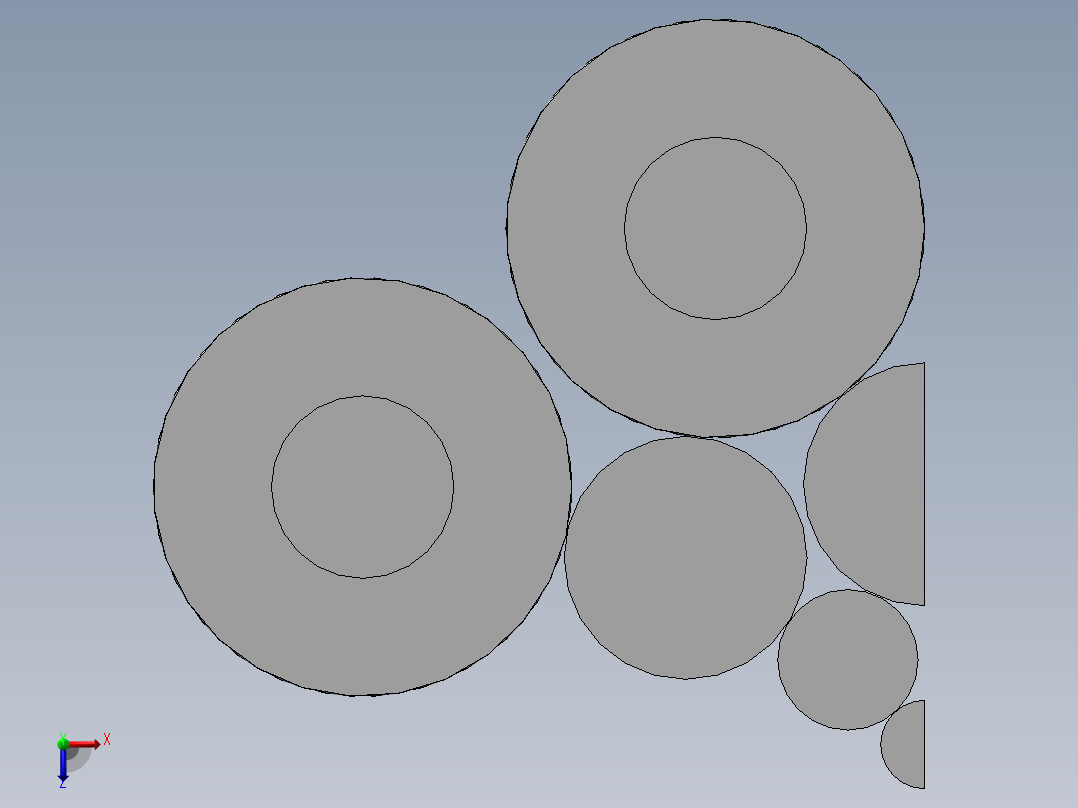 20辊轧机俯视图