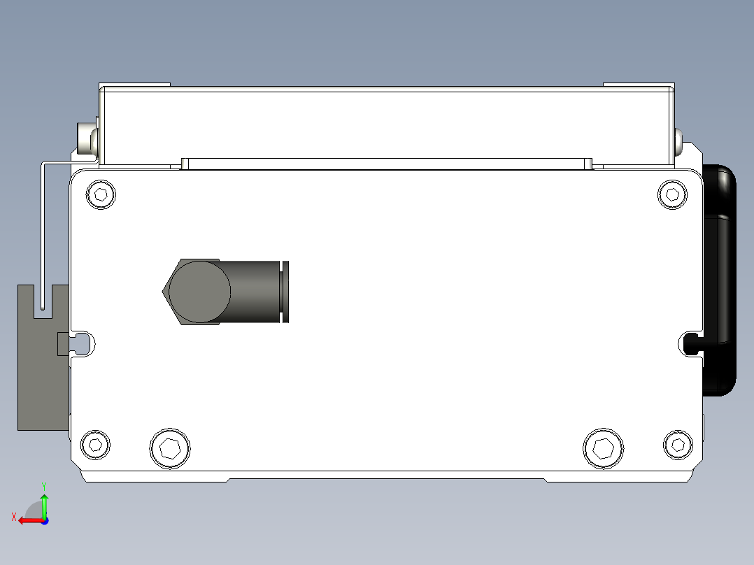 Toyo东佑达直线模组-ECB17-1100-R后视图