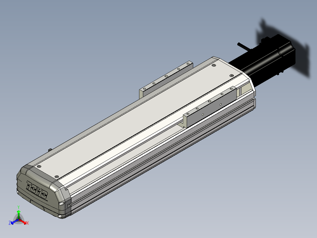 Toyo东佑达直线模组-ETH14-300-BC-400W+煞車主视图