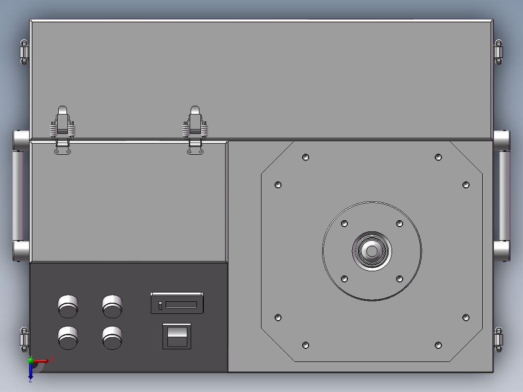 线圈整形机俯视图