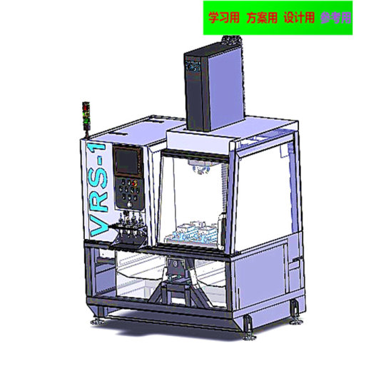 数控铣床CNC3D图纸 非标自动化设备3D图纸3D模型缩略图