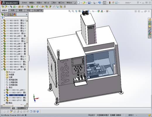 数控铣床CNC3D图纸 非标自动化设备3D图纸3D模型缩略图