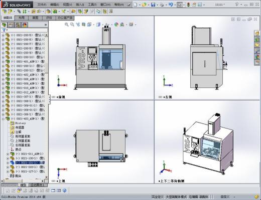 数控铣床CNC3D图纸 非标自动化设备3D图纸3D模型缩略图