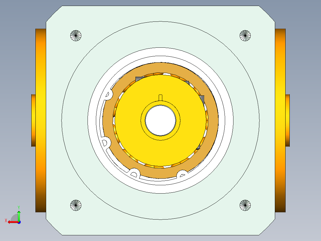 换向器PW90双孔 PGH90-L1 19-95-115-M6.stp后视图