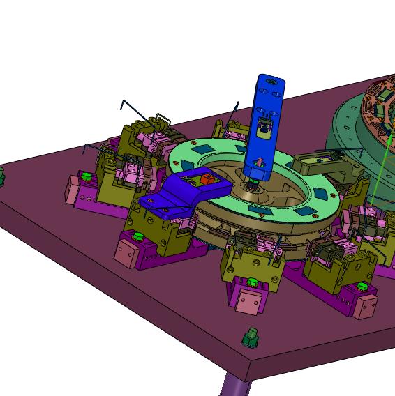 电磁型平面微电机