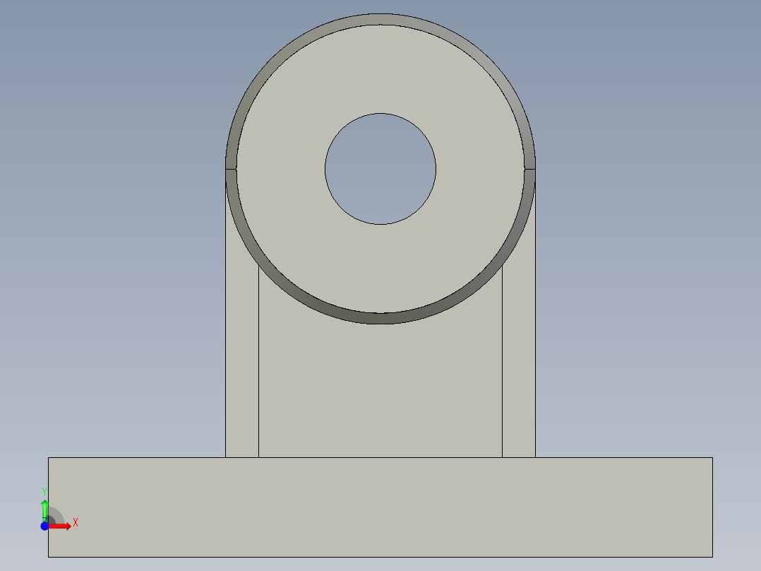角型張力器(固定型)ANT-S-3D多系列多零件图纸模型前视图
