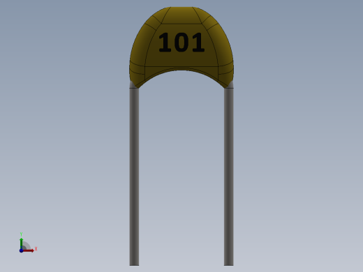 电容器 二极管 电阻器-Capacitor Ceramic 101 100pF