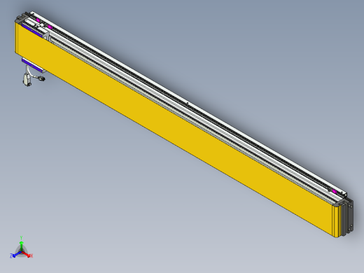 威洛博VL系列直线电机模组-VL14S1-S1500主视缩略图