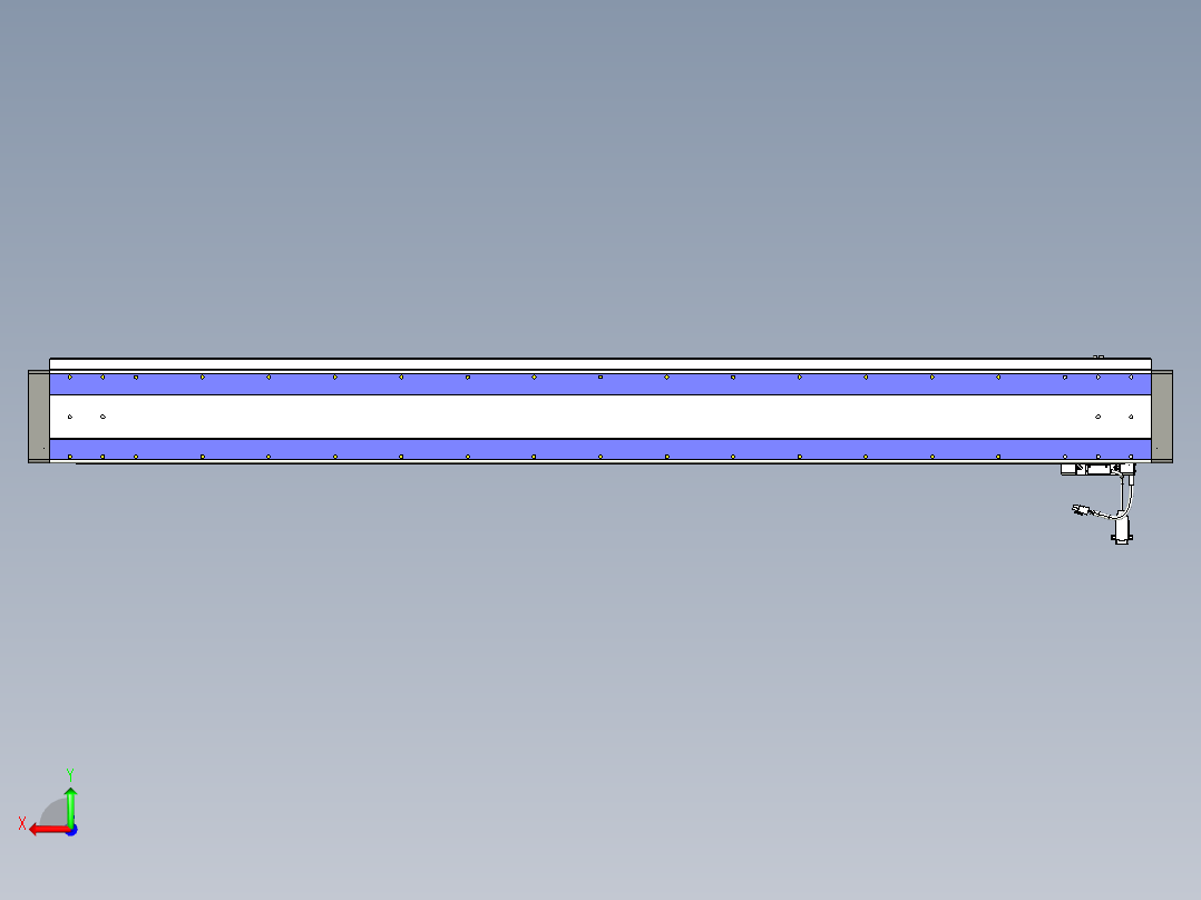 威洛博VL系列直线电机模组-VL14S1-S1500后视图