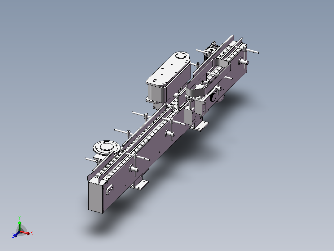 贴标机输送系统、药瓶链板输送机