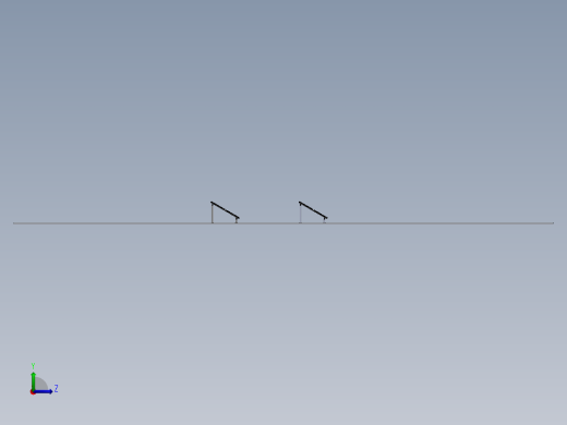 太阳能电池板安装结构2左视缩略图