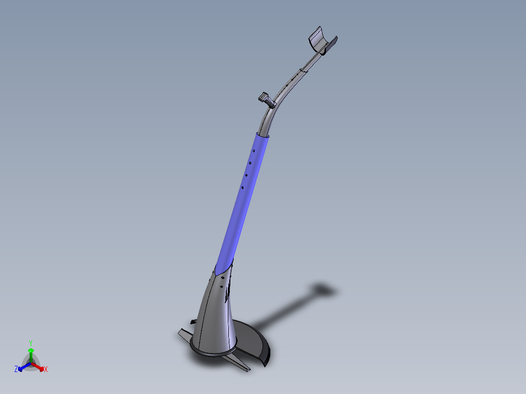 割草机正等轴测图