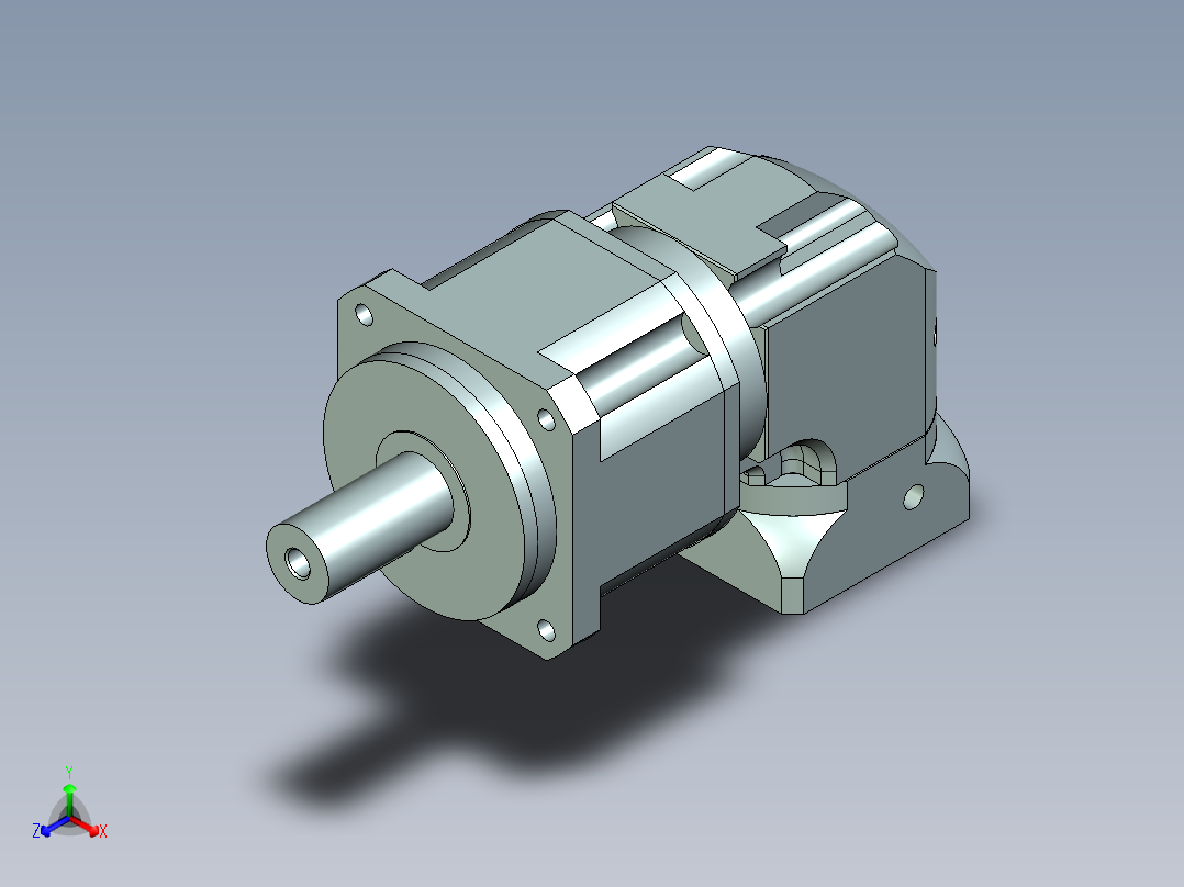 直齿ZPLX142-L2 22-110-145-M8.stp正等轴测图