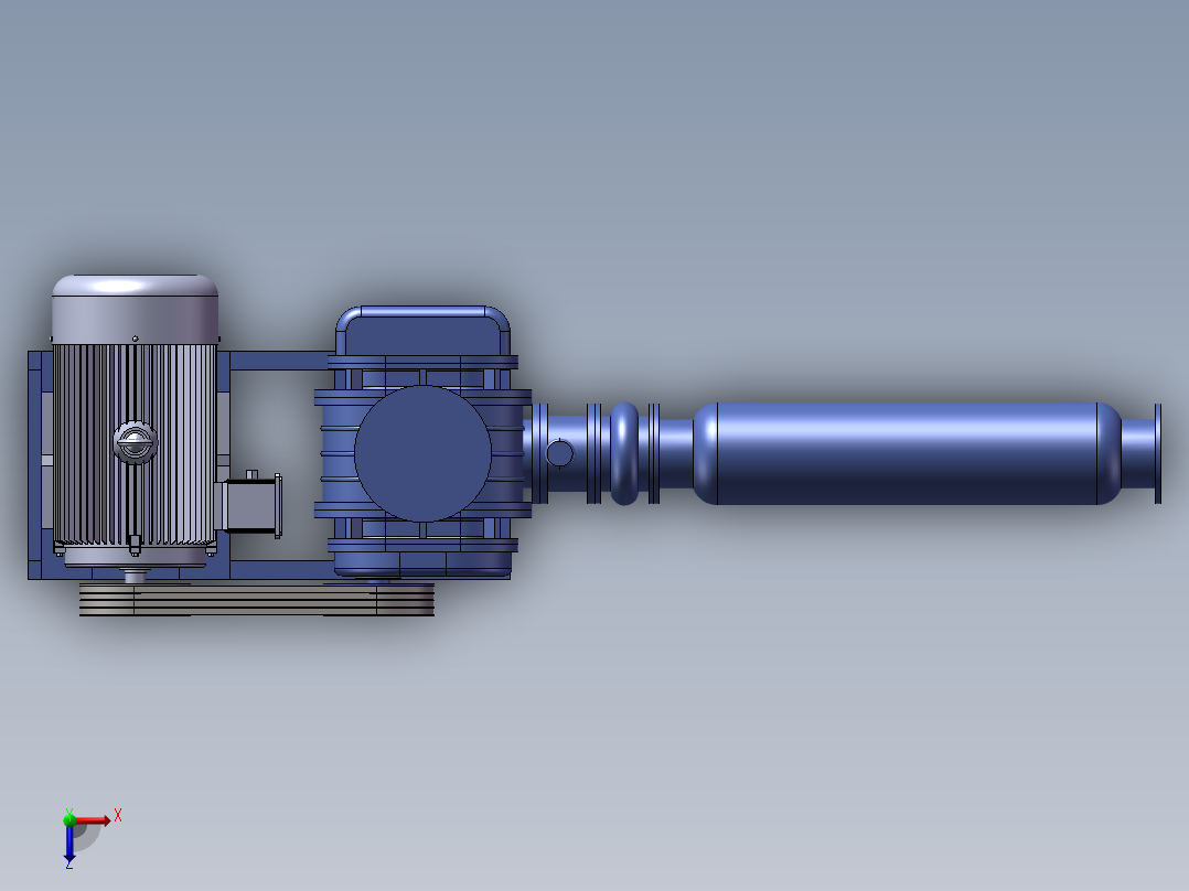 250罗茨风机俯视图