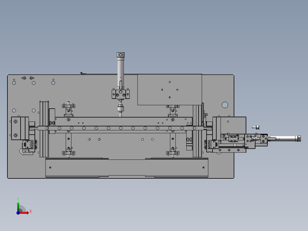 装管机构前视图