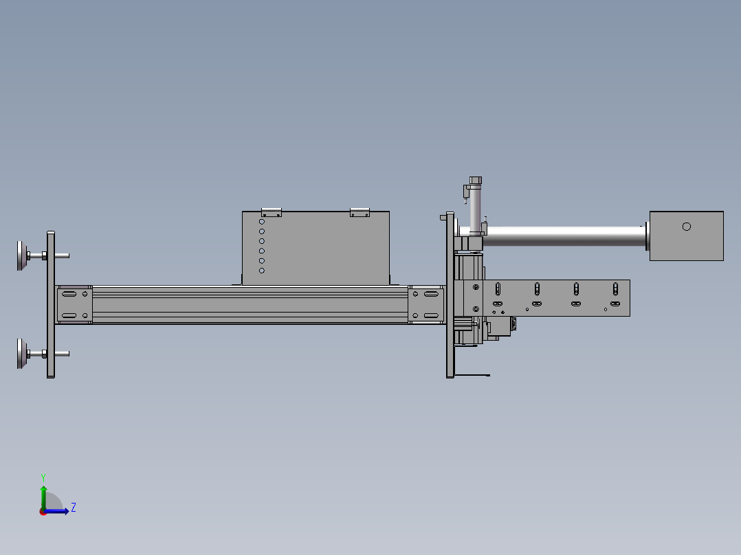 装管机构左视图