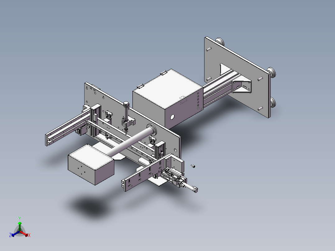 装管机构正等轴测图