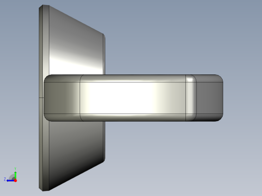 蝶形螺母-WING NUT M5 x 0.8mm Thread.STEP右视缩略图