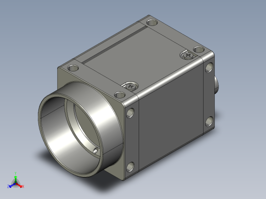 大恒相机镜头Daheng_ME2S-U3_3D_Drawing (1)多系列图纸