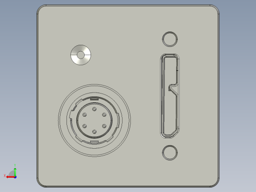 大恒相机镜头Daheng_ME2S-U3_3D_Drawing (1)多系列图纸后视缩略图