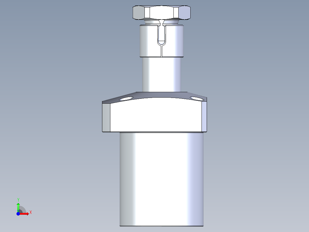 KOSMEKLHA0650-SR-Q15多系列多零件图纸模型前视图