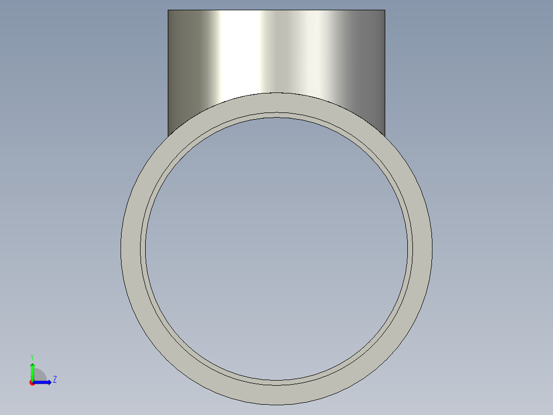 船舶管路系统SeaCor_Molded_ReducingTee_SxSxS_37J101532_6in x 4in左视图