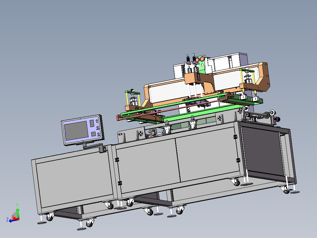 富士康自动丝印印刷生产sw17可编辑