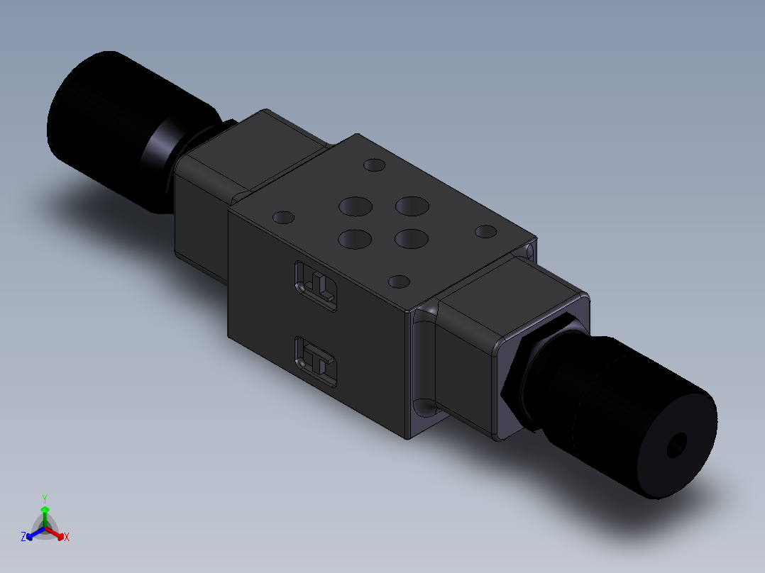 YUKEN EUROPE LTD-MSB 01液压元件正等轴测图