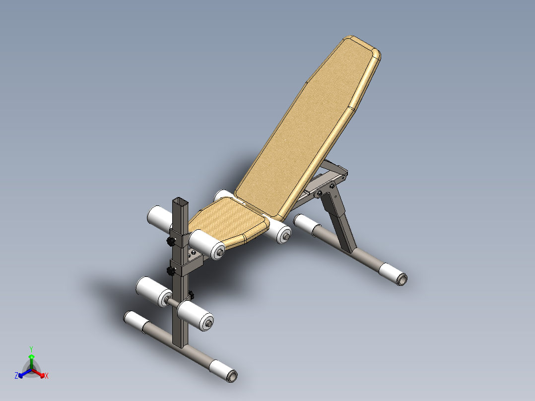 健身器材(115)正等轴测图