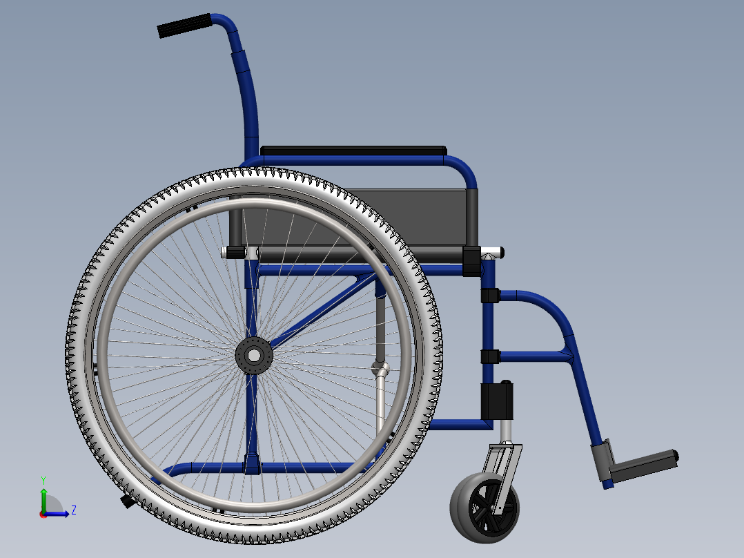 轮椅(25)左视图