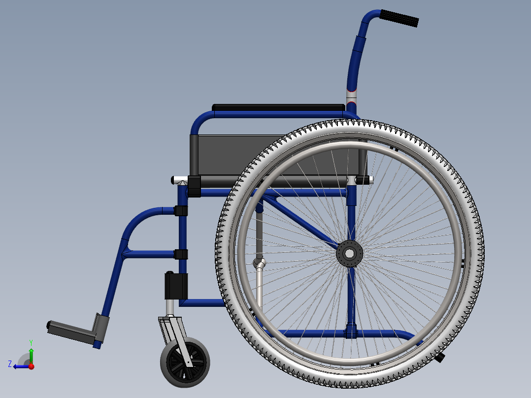 轮椅(25)右视图