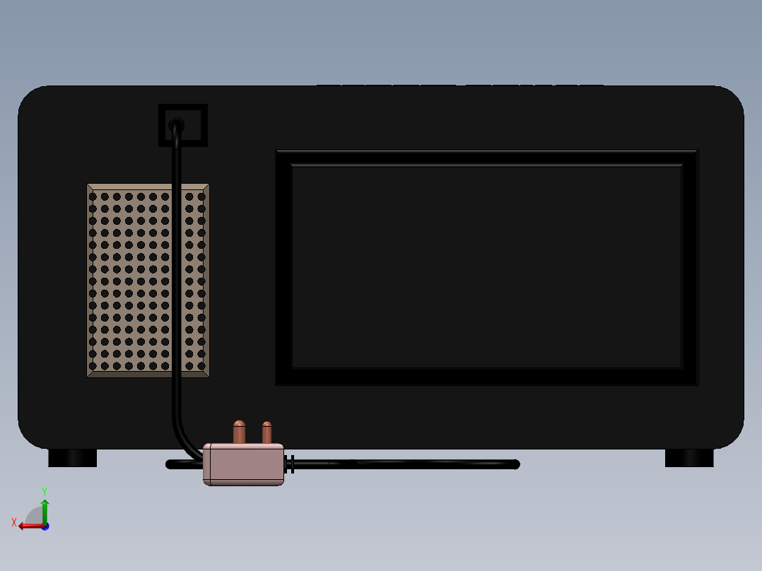 微波炉(5)后视图