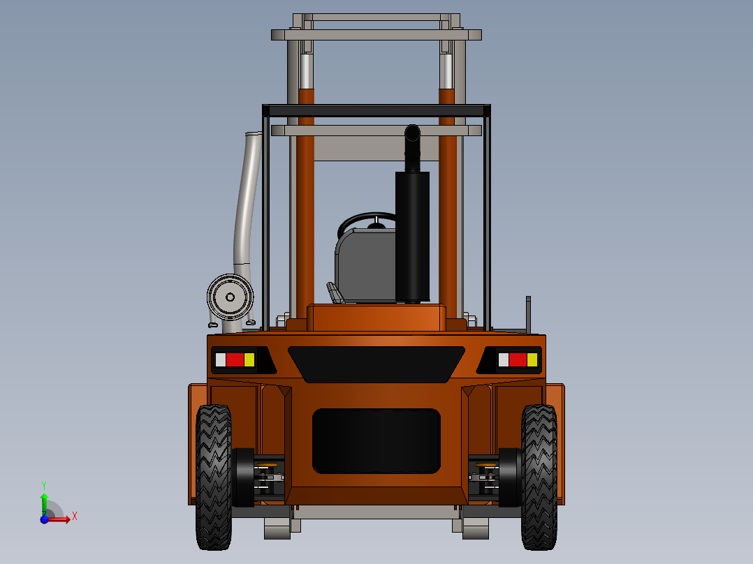 叉车、 叉车 SW X_t前视图