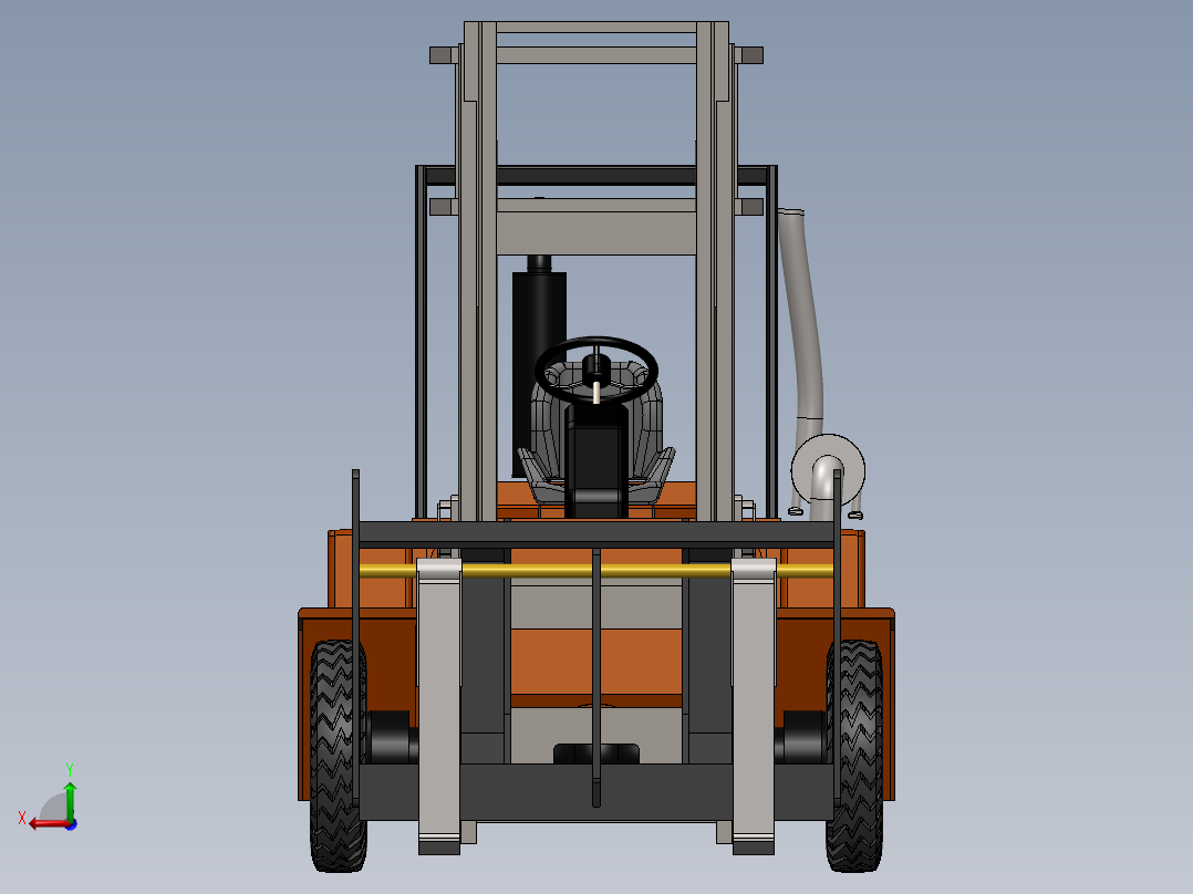 叉车、 叉车 SW X_t后视图
