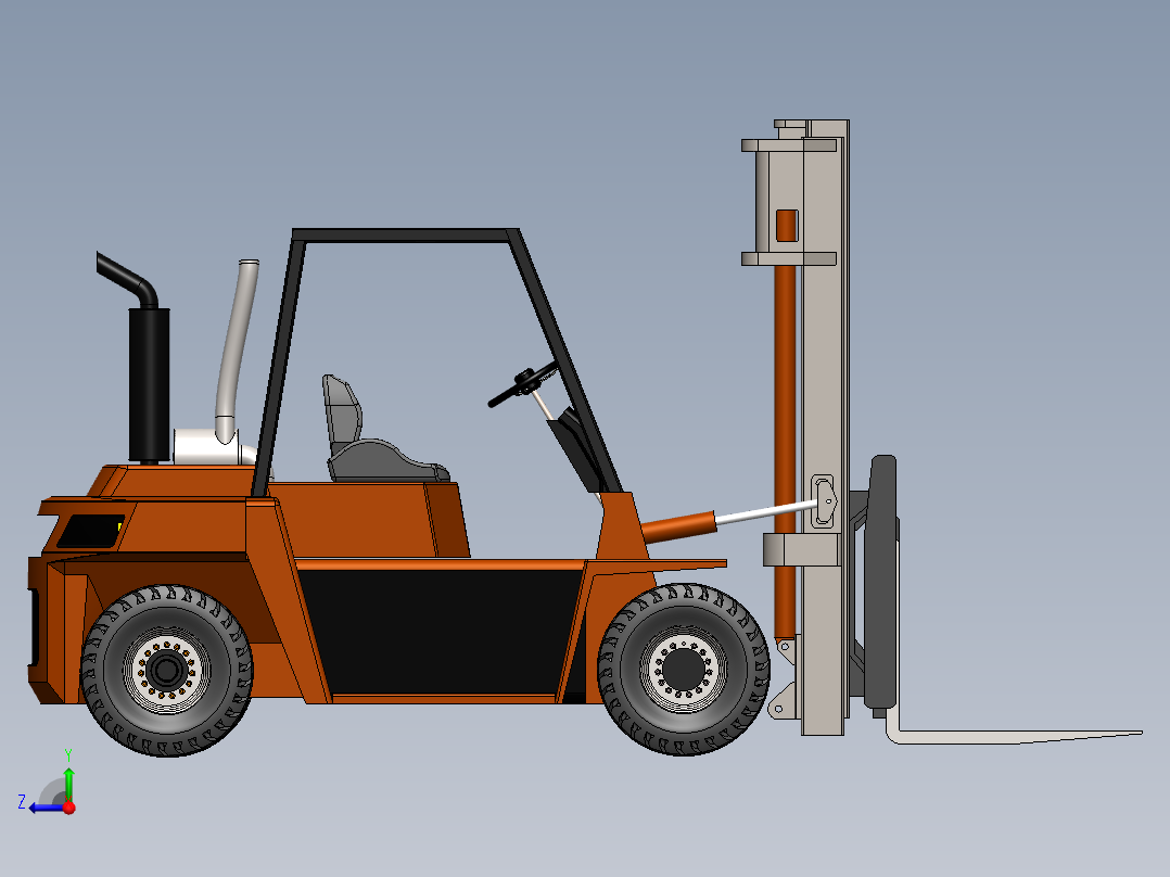 叉车、 叉车 SW X_t右视图