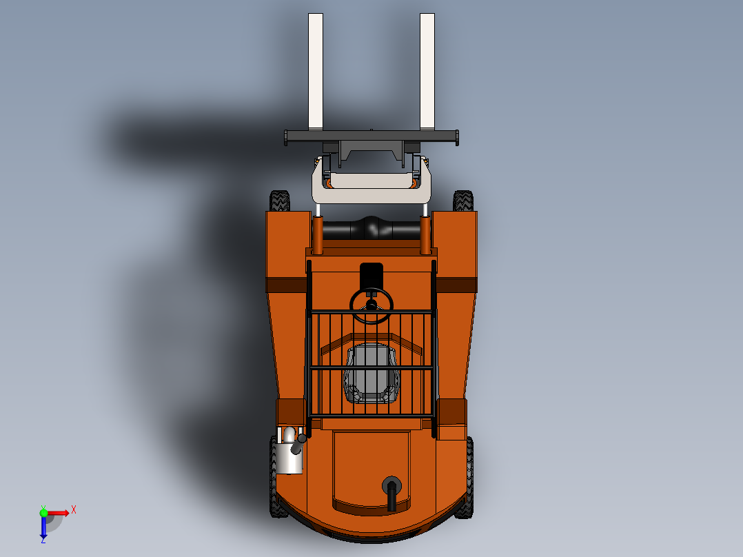 叉车、 叉车 SW X_t俯视图