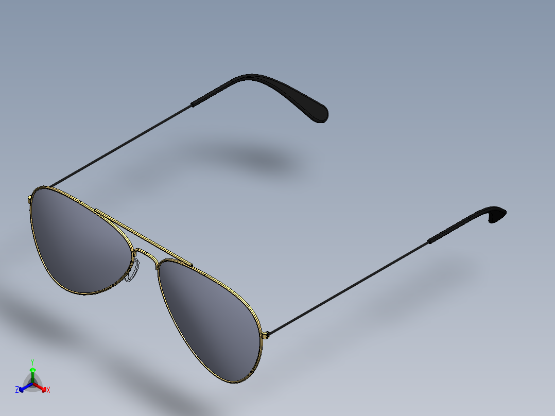 眼镜、墨镜(51)正等轴测图