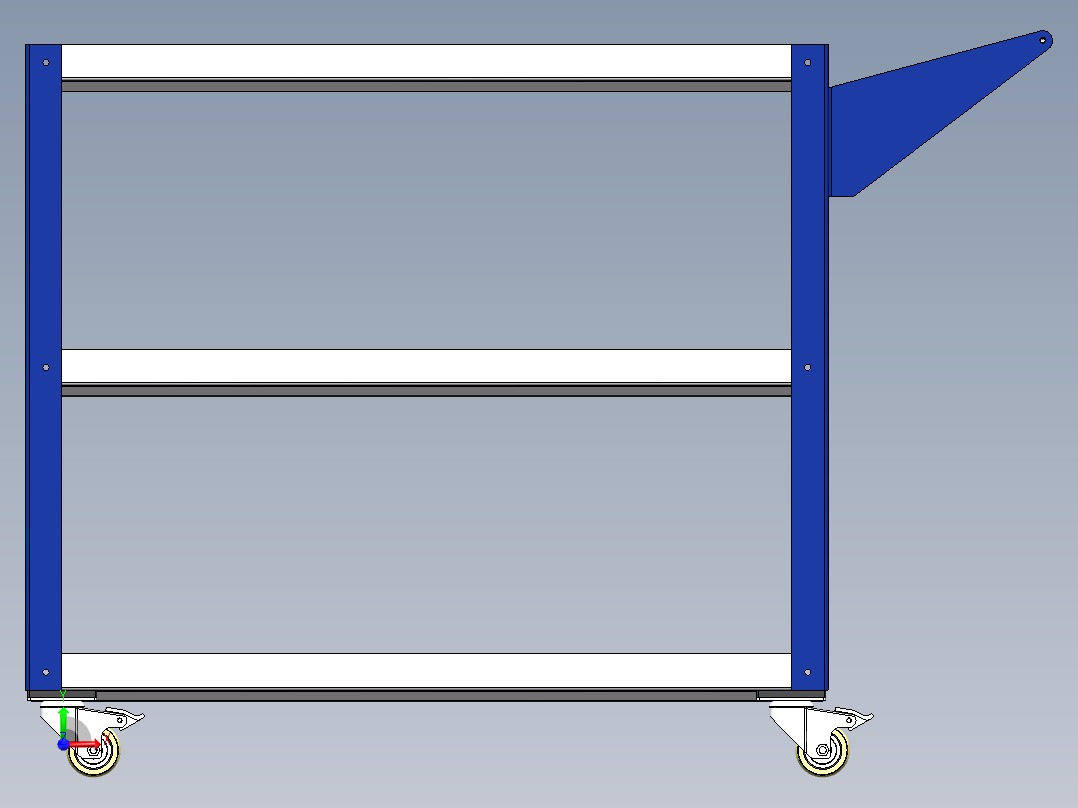 货架、周转车3前视图