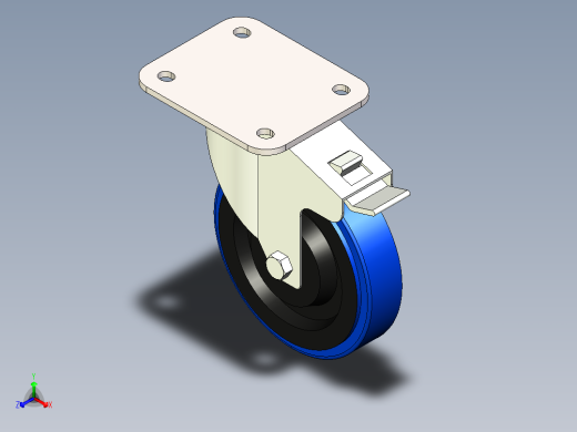 B3004467-125毫米脚轮