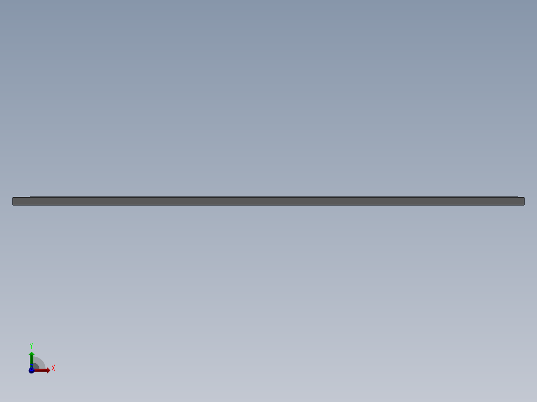太阳能电池板 3D 模型前视图